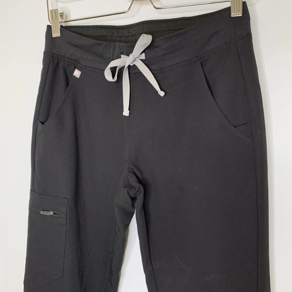 FIGS ZAMORA JOGGER SCRUB Black Size XSmall Petite - Picture 7 of 7